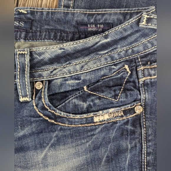 Vigoss The New York Bootcut Size 9/10 Distressed In Super Condition - Picture 7 of 14